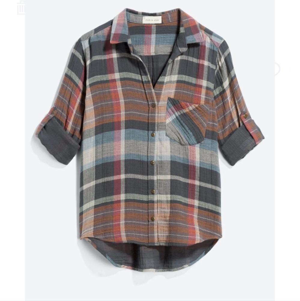 Cloth & Stone Santuzza cotton shirt